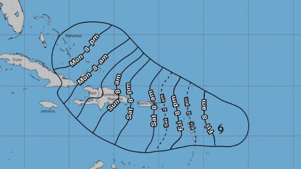 Tormenta tropical Fiona.