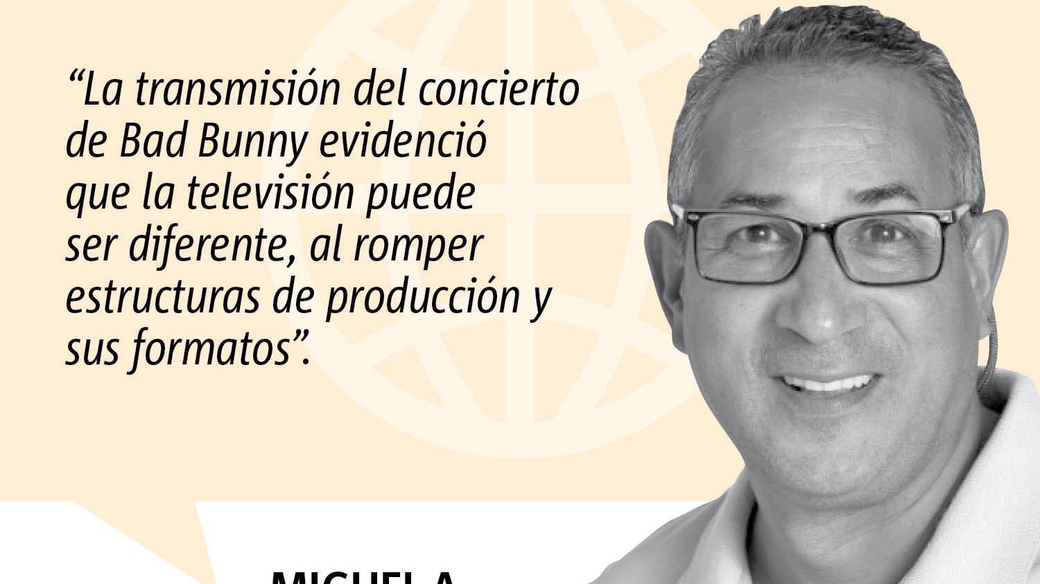 Columna de opinión de Miguel A. Rosa sobre la transmisión en televisión del concierto de Bad Bunny.