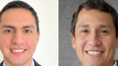 Franco Medina Angulo y Sergio Palomino Ruiz, estudiantes asesinados frente a negocio de la calle Loíza.