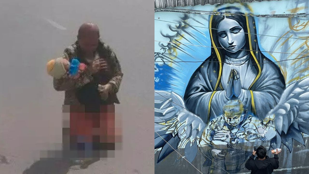 En redes sociales se dio a conocer el mural que realiza un artista en honor de Alicia Matías Teodoro.