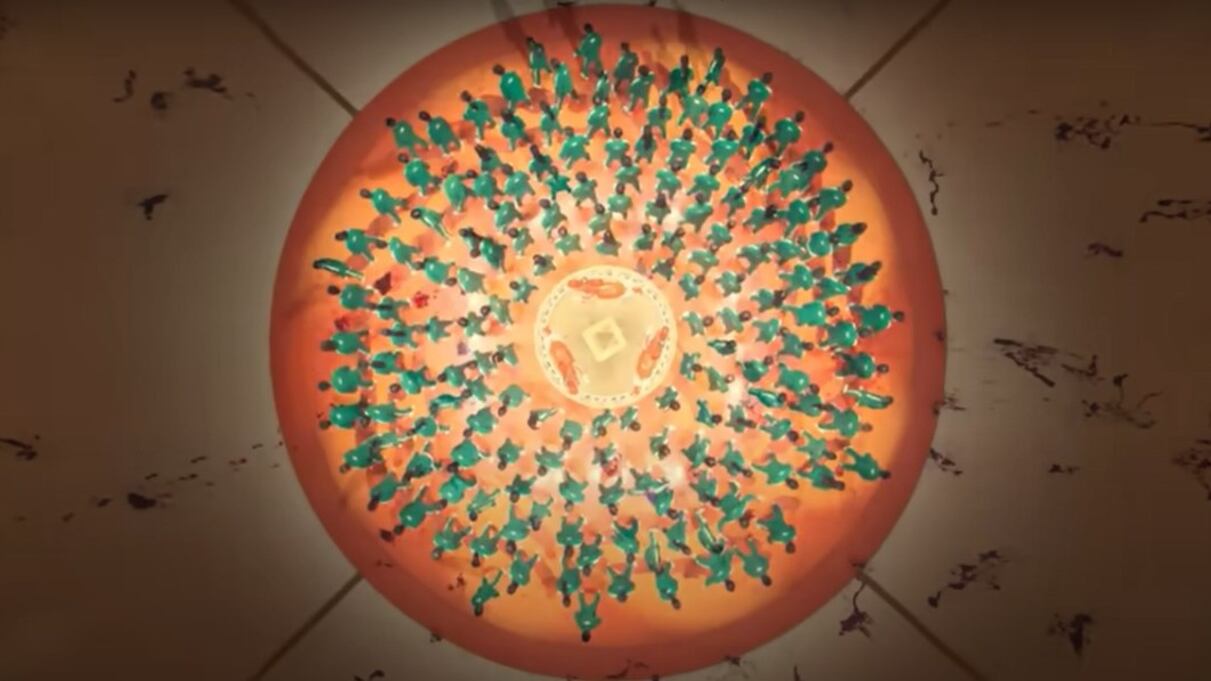 El director de cine hizo un popular juego que apareció igual en una de las escenas la nueva temporada de 'El Juego del Calamar'.