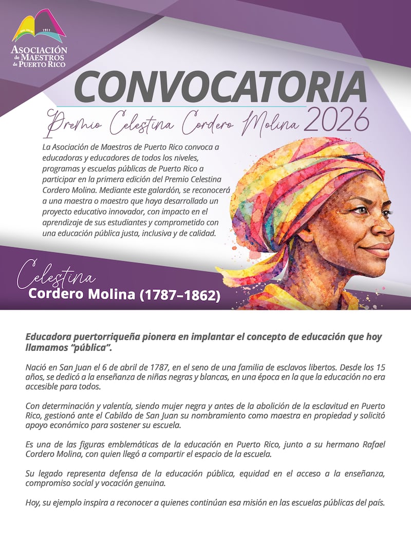 Premio Celestina Cordero Molina.