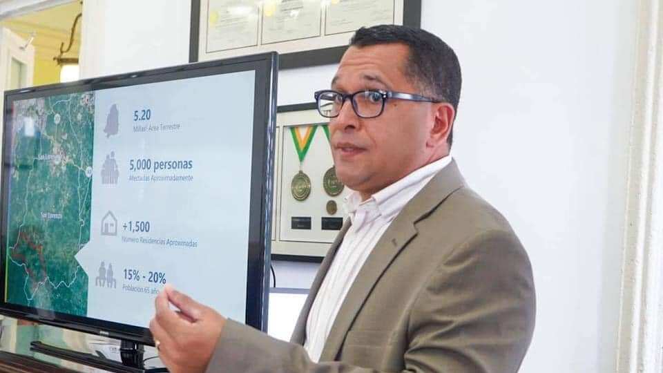 Alcalde de San Lorenzo, Jaime Alverio Ramos.