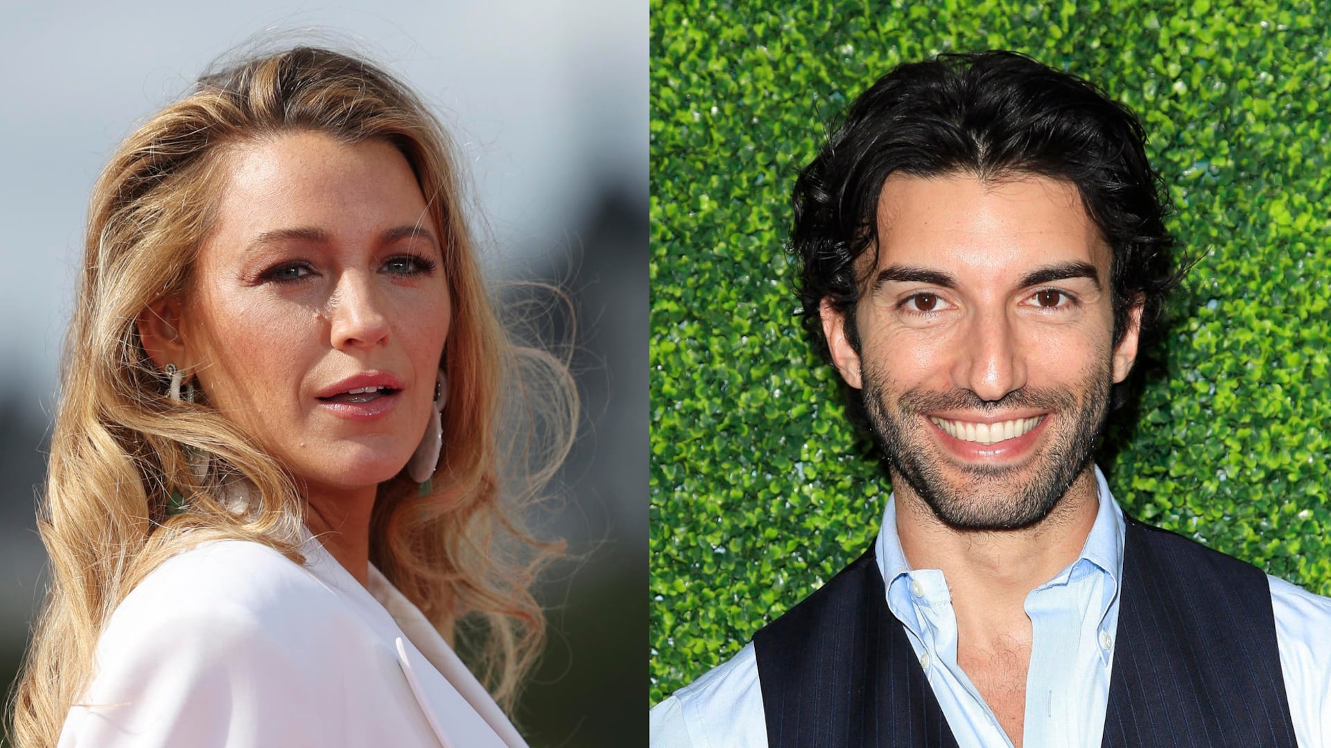 Combo de fotografías de archivo de los actores estadounidenses Blake Lively y Justin Baldoni.