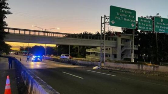 Accidente en la avenida Piñero.
