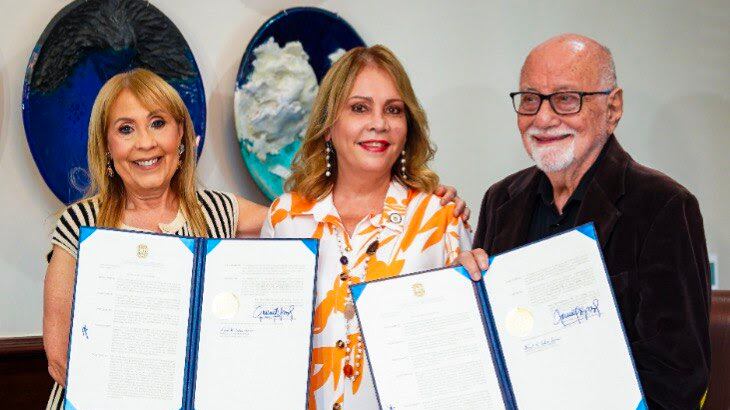 Reconocen a Alfred D. Herger y Margarita Aponte en la Semana de la Televisión