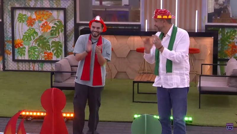 Camilo Trujillo y Fernando ‘El Flaco’ Solórzano  de ‘La casa de los famosos Colombia 2’