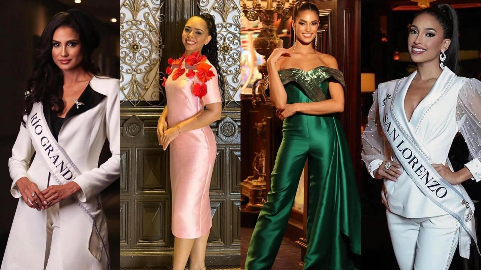 Miss Río Grande, Miss Guaynabo, Miss Patillas y Miss San Lorenzo.