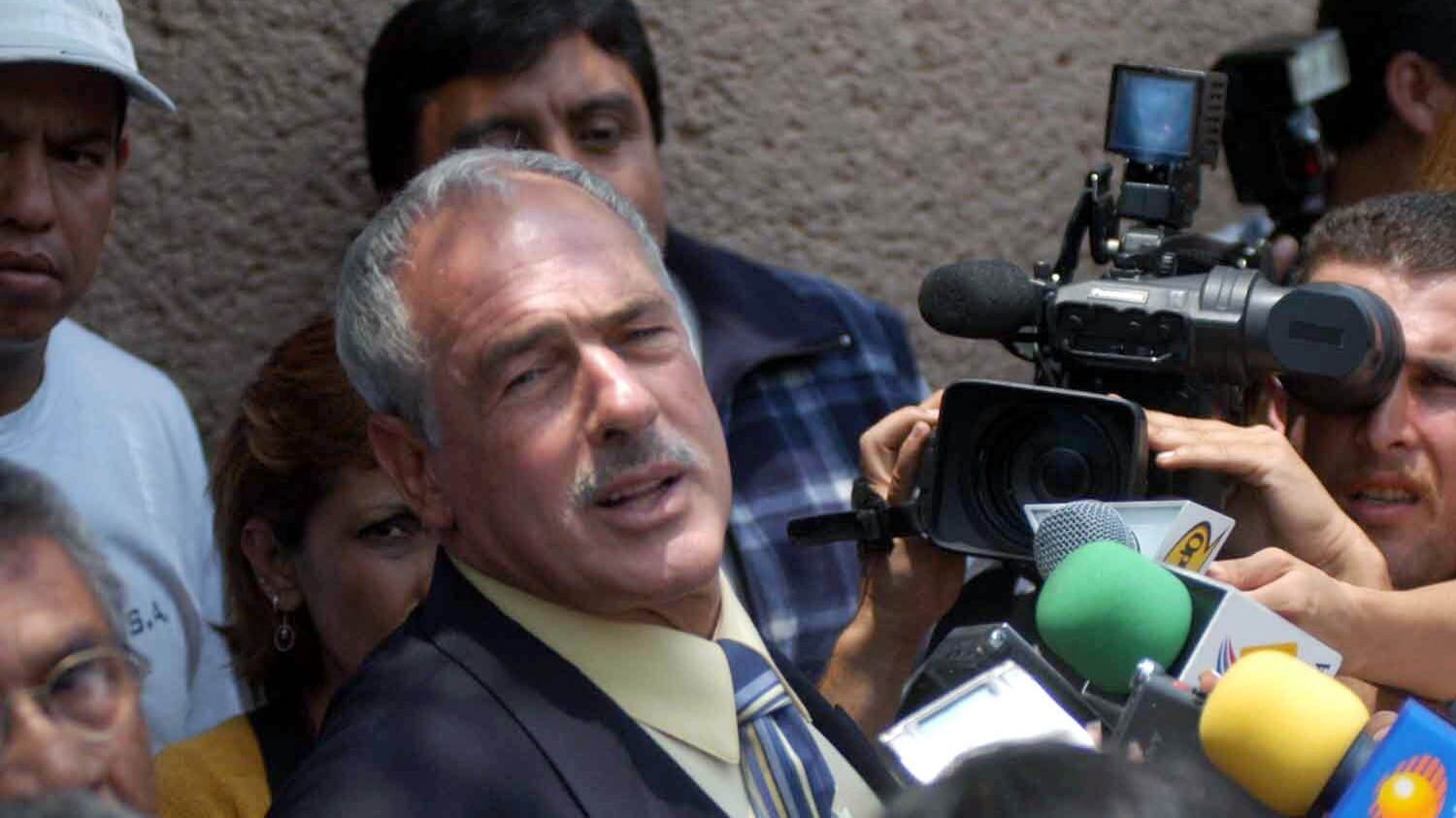 El actor Andrés García en sus encuentros con la prensa