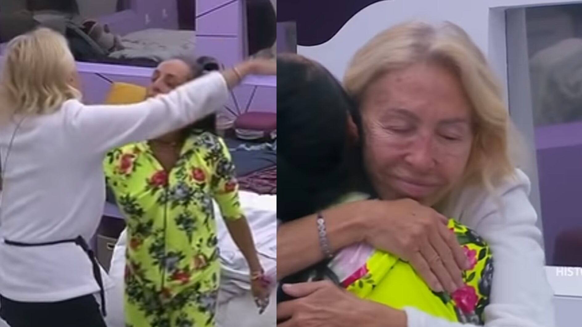 Es la primera vez que ambas participantes dialogan de forma amena, cautivando al público por la conversación