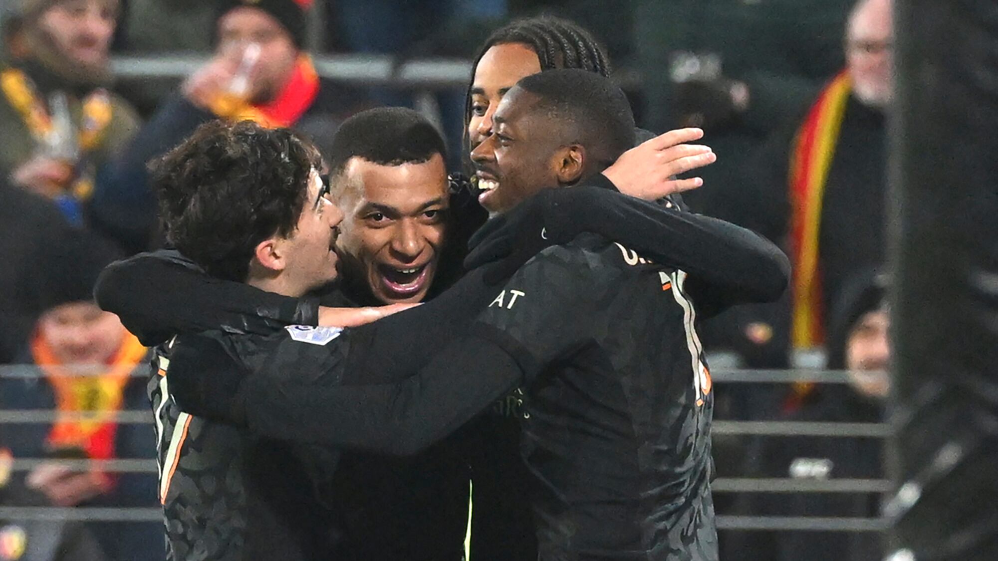 Mbappé y sus compañeros