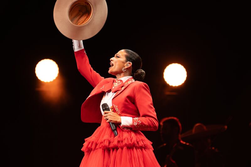 Natalia Jiménez en el Coliseo de Puerto Rico.