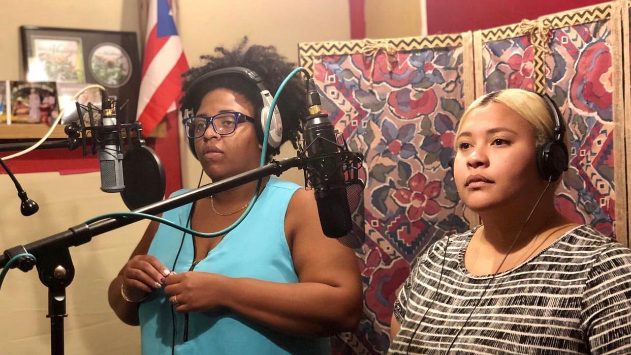 Chamir Bonano y Edlyn Burgos.