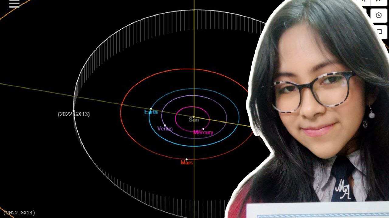 La boliviana Juliana Terán, descubridora del asteroide 2022 GX13