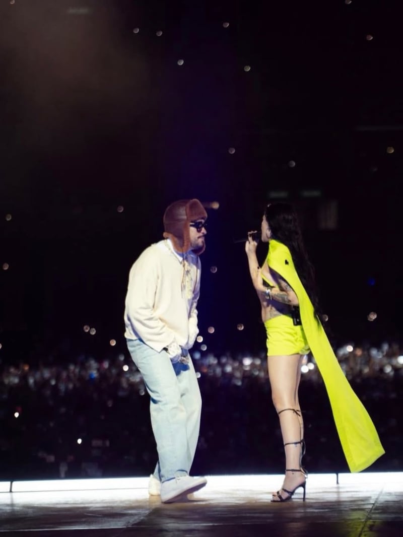 Bad Bunny y Cazzu se reencuentran