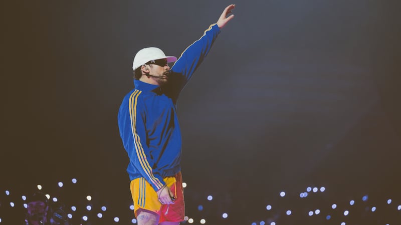 Bad Bunny primera noche de concierto en Medellín 2026.