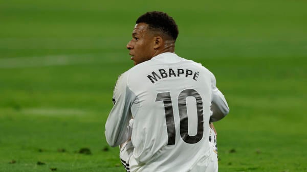 El delantero francés del Real Madrid, Kylian Mbappé en foto de archivo de Julio Muñoz