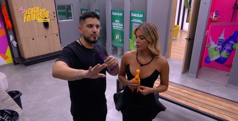 Cristian Pasquel y Yaya Muñoz de 'La casa de los famosos Colombia 2'