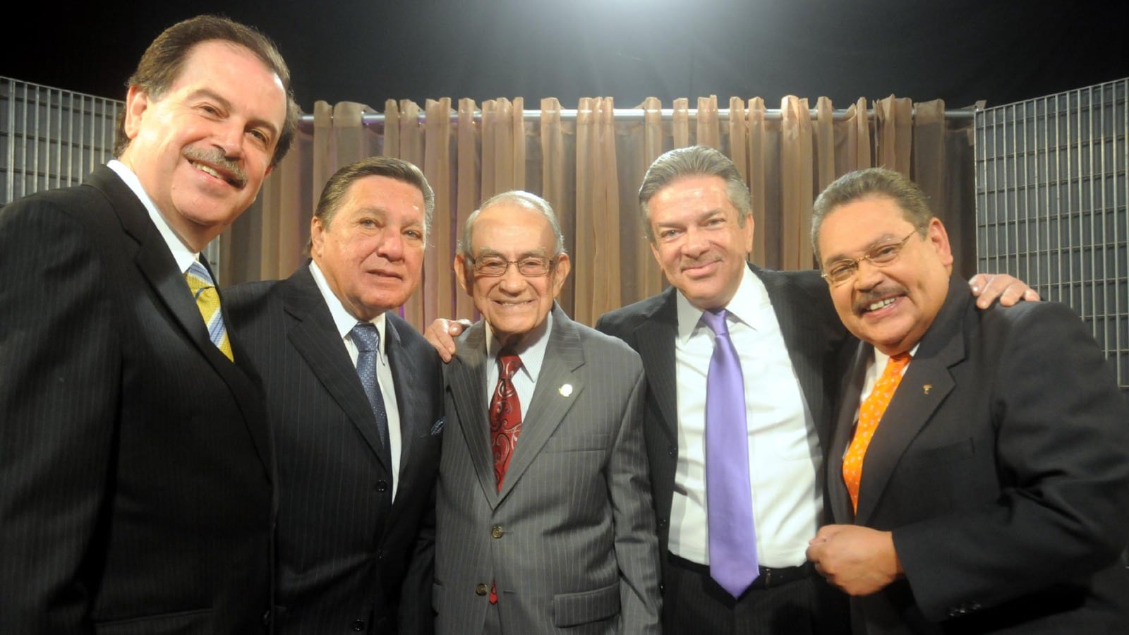 De izquierda a derecha: Enrique "Quique" Cruz, Guillermo José Torres, Aníbal González Irizarry (QEPD), Ramón Enrique Torres (QEPD) y Jorge Rivera Nieves.