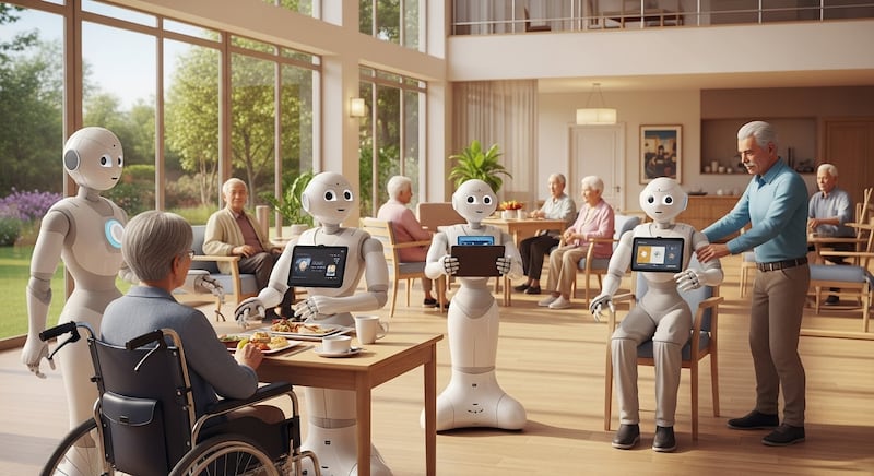 Robots y Tercera Edad. - FW/Whisk