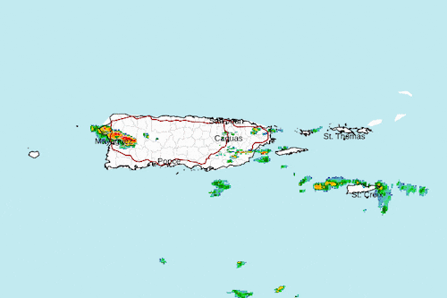 Emiten advertencia de inundaciones para seis municipios del oeste