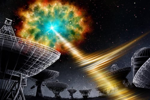 Descubren una ráfaga rápida de radio que emite energía a 1.500 millones de años luz