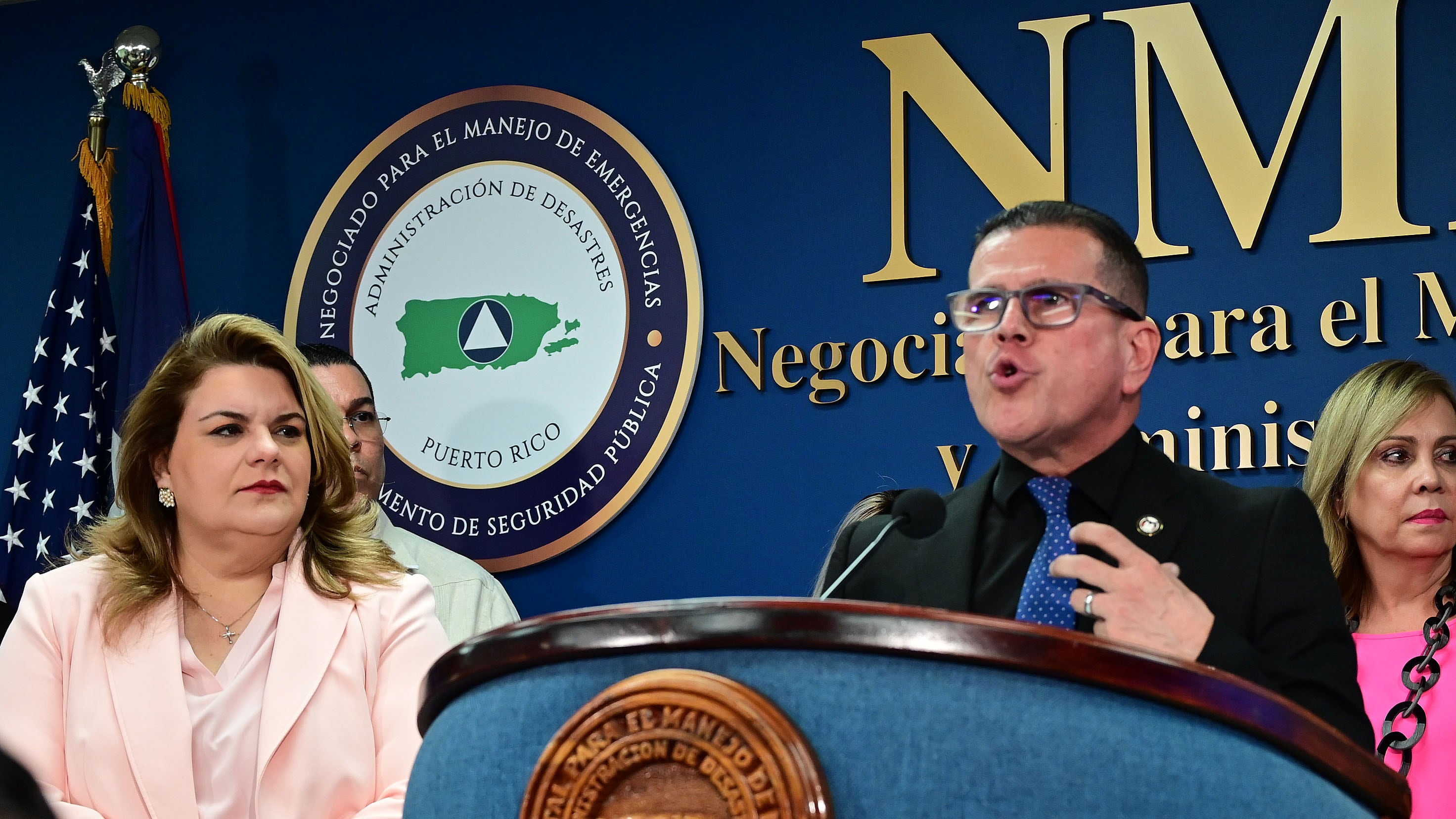 La gobernadora, Jennifer González. El gobierno anuncia los preparativos de las distintas agencias ,sobre los preparativos para la temporada de huracanes.