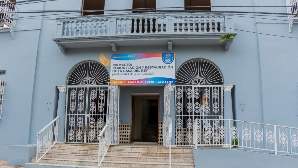 Cidra rescata antigua casa alcaldía para convertirla en museo y centro de servicios.