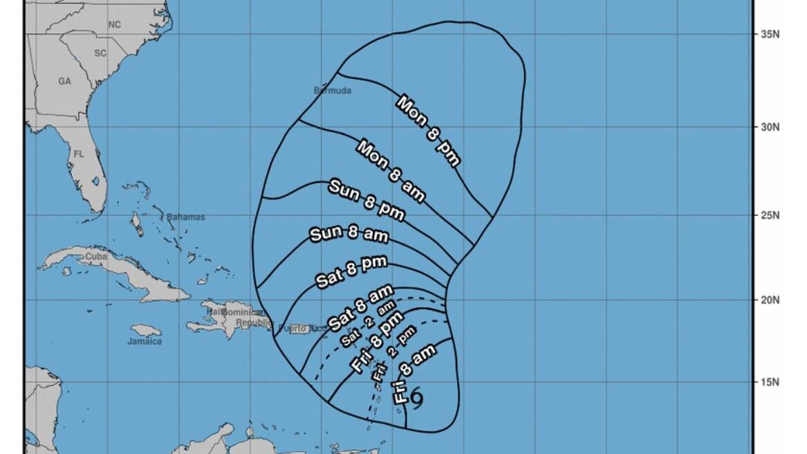 Tormenta tropical Tammy.