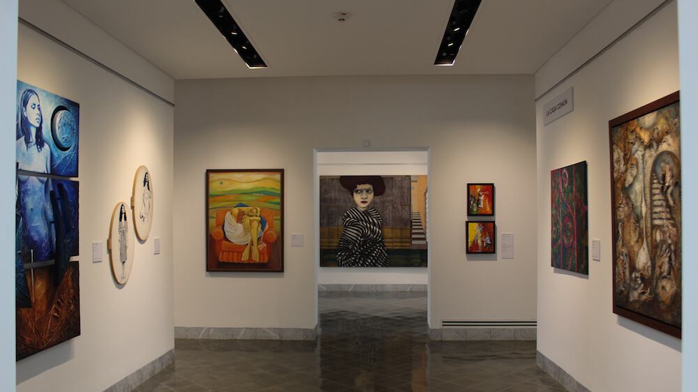 Exposición de arte en el museo del RUM