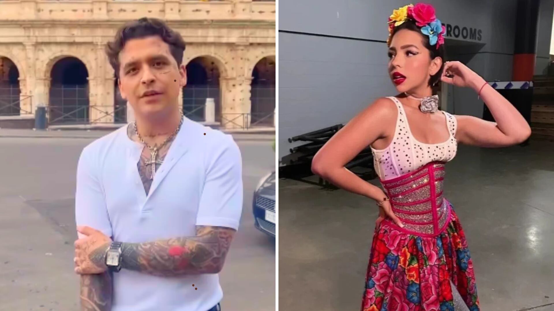 Christian Nodal y Ángela Aguilar son oficialmente novios y ahora presumen su amor en los escenarios.