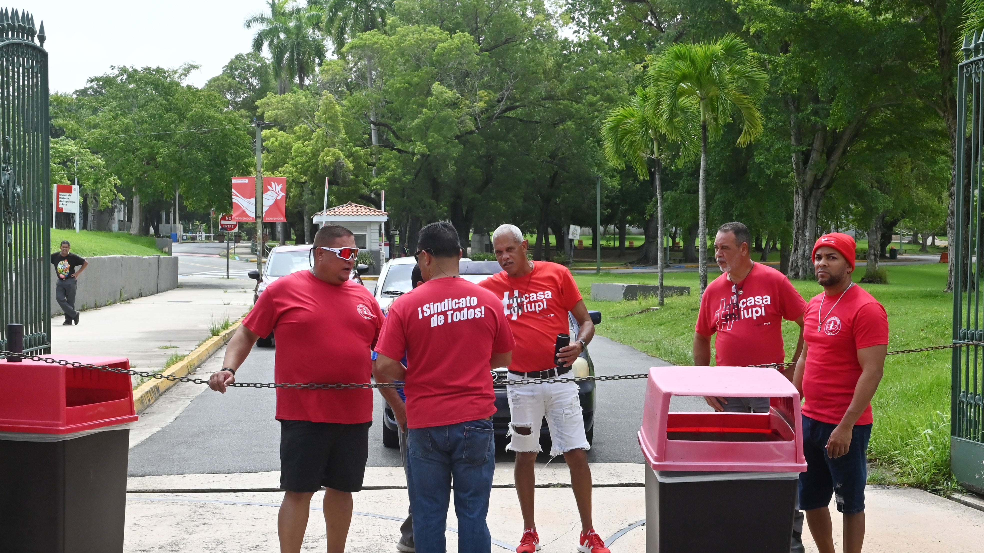 Huelga del sindicato de trabajadores de la UPR. UPR