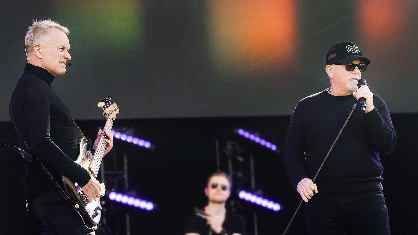Sting y Billy Joel comenzaron una gira musical en conjunto.