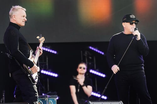 Recuerdo de The Police: Sting y Billy Joel compartieron en un show