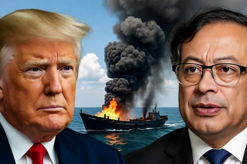Trump apunta a Petro: EE. UU. destruye narcolancha cerca de las costas de Colombia