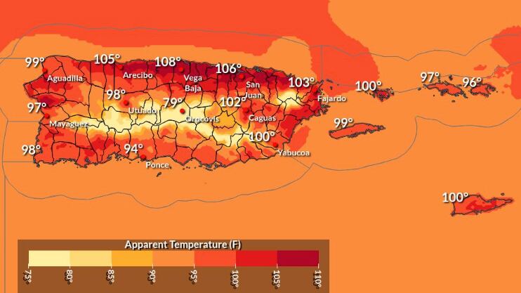 Advertencia de calor.