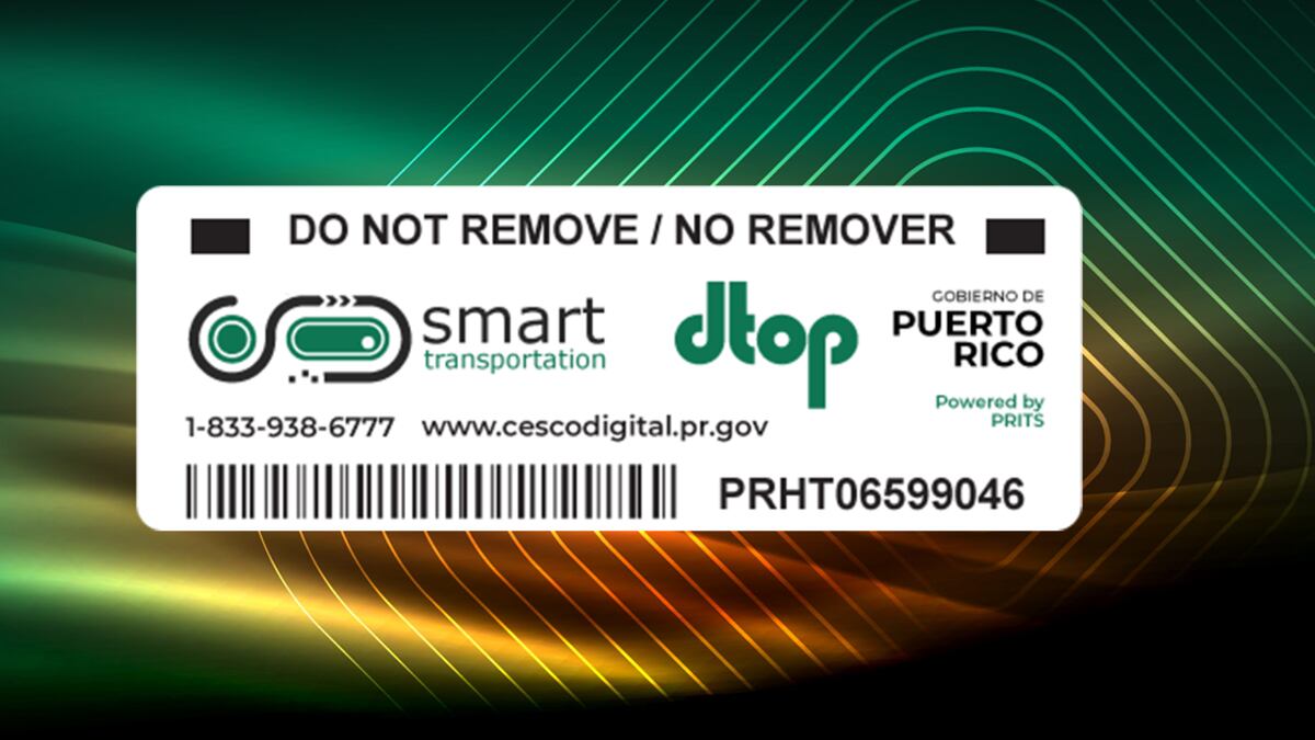 Marbete electrónico