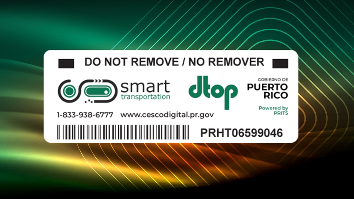 Marbete electrónico