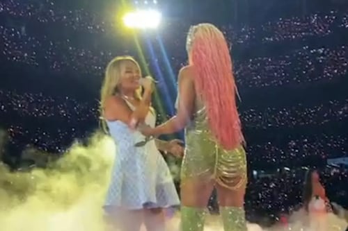 Amaia Montero sorprende al público en concierto de Karol G