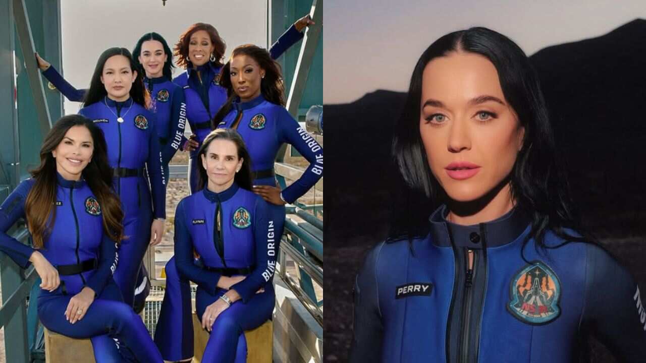 Katy Perry en la misión de Blue Origin