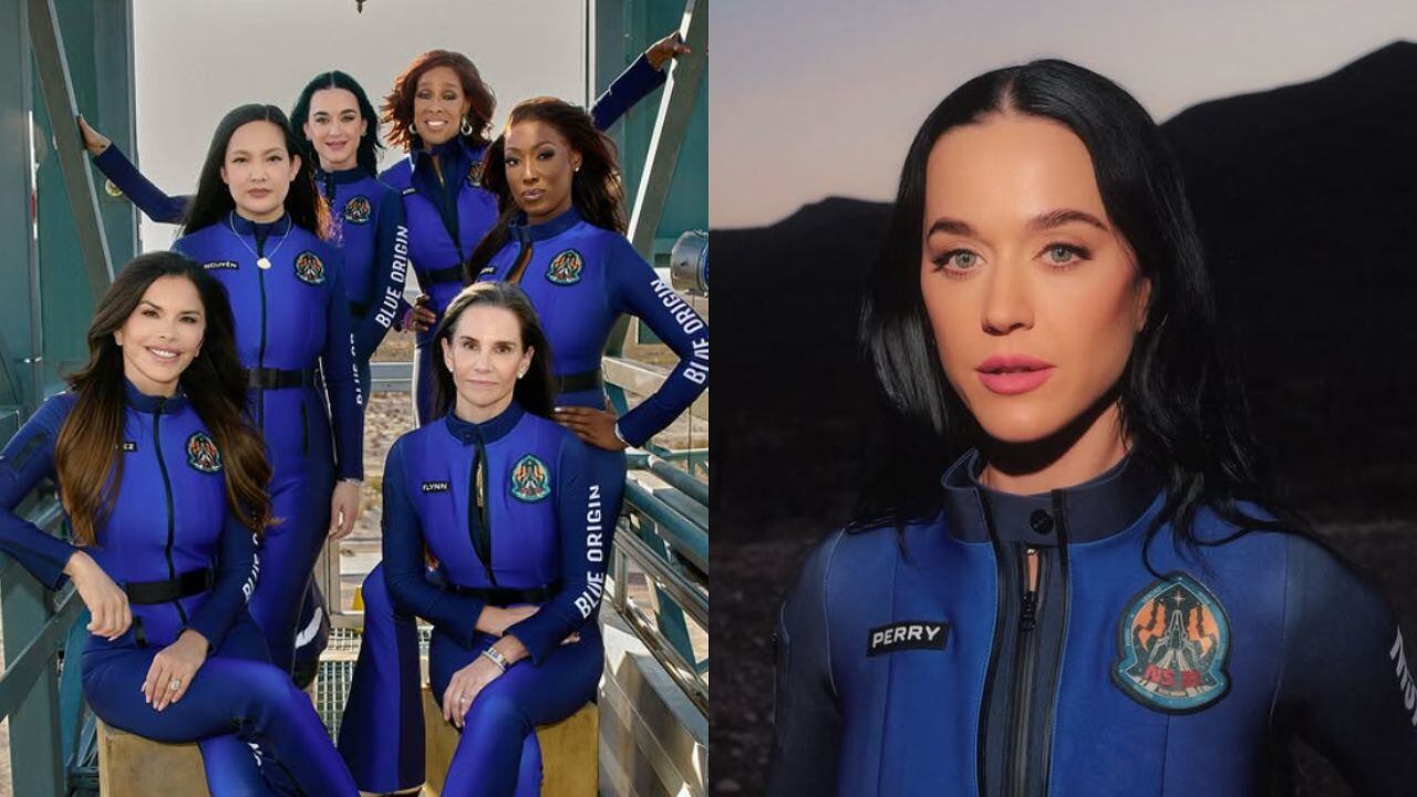 Katy Perry en la misión de Blue Origin