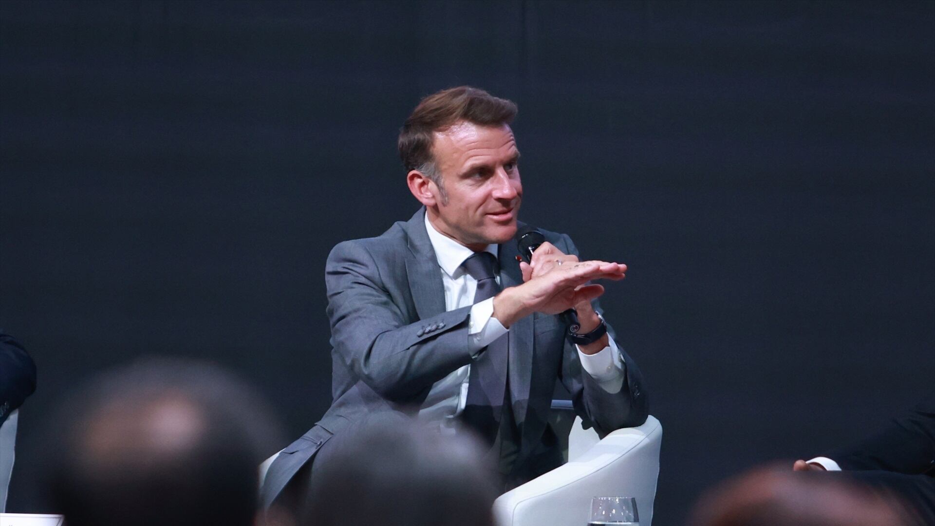 Emmanuel Macron, presidente de Francia