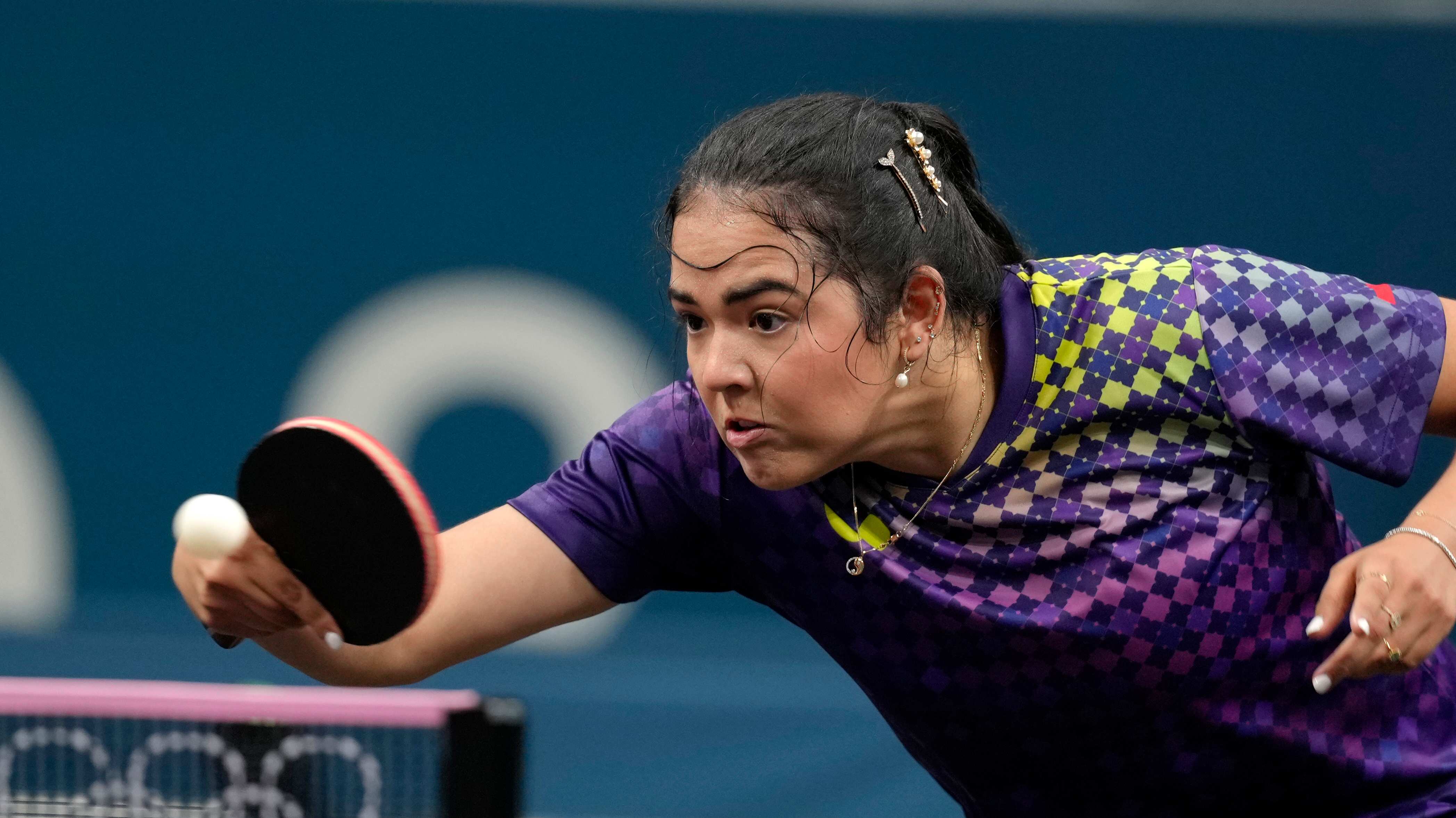 La puertorriqueña enfrentó a Amy Wang en París 2024.