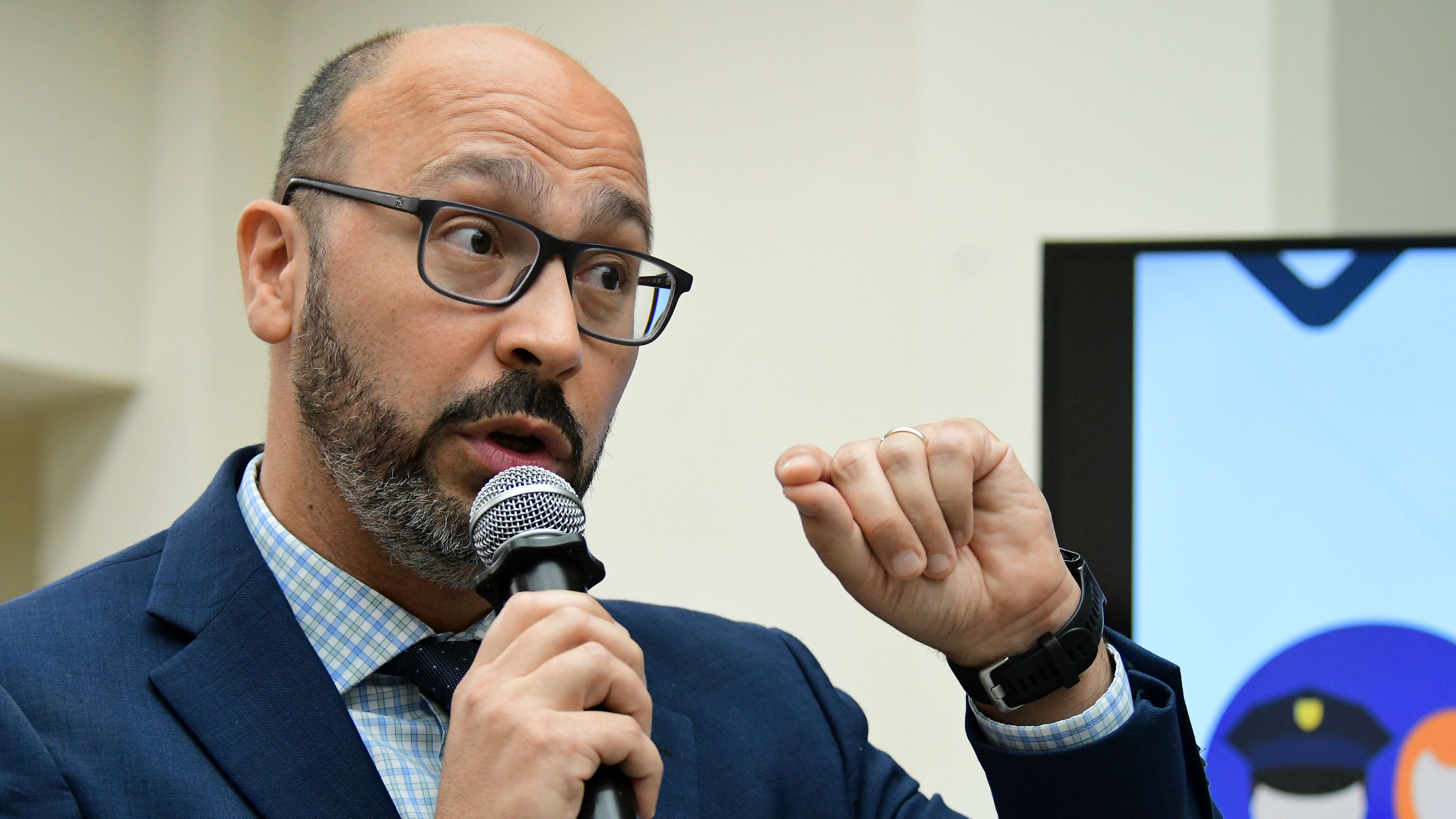 El secretario interino de Hacienda, Nelson Pérez Ménde