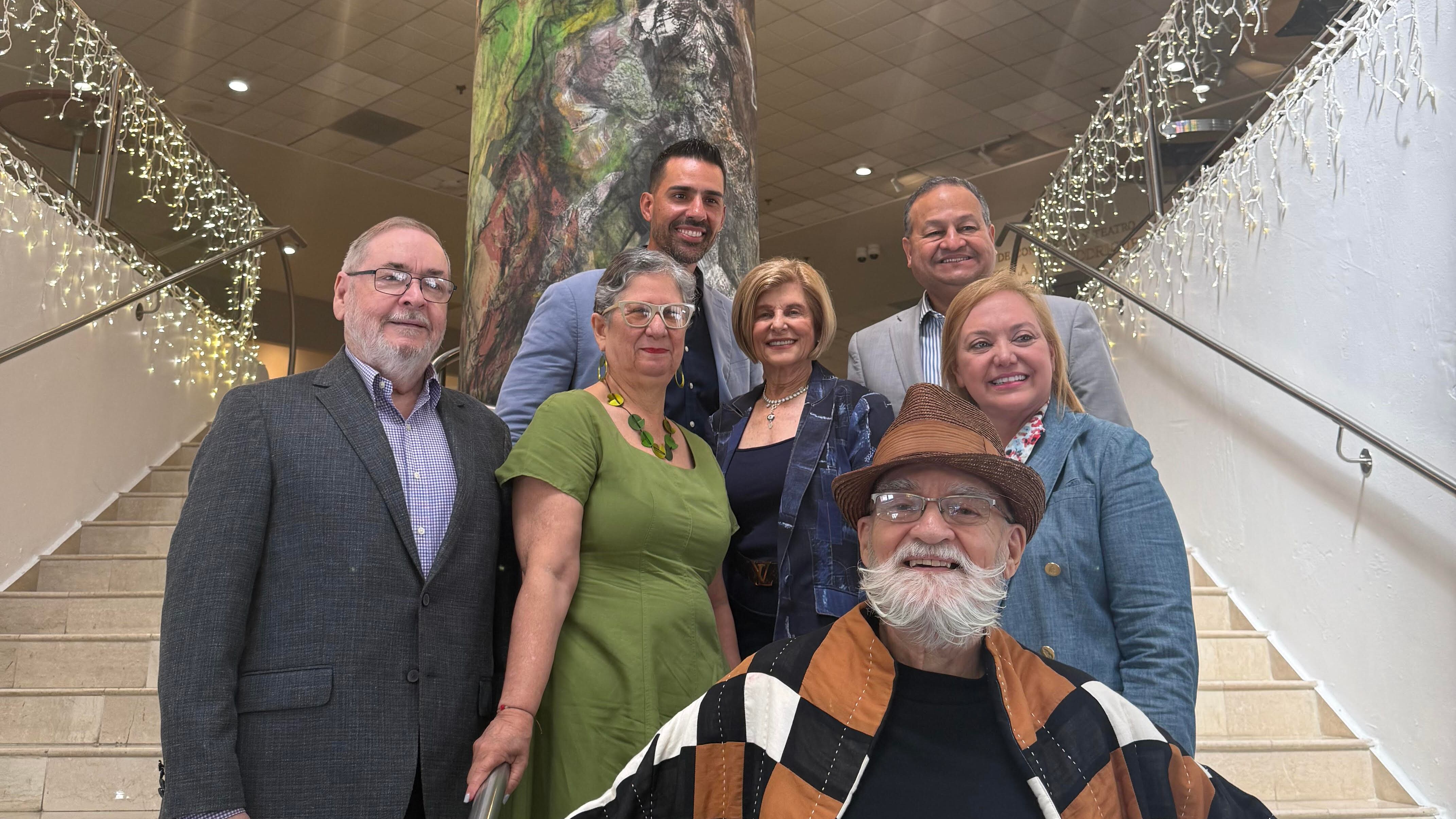 Obra del maestro Antonio Martorell engalana el vestíbulo de Bellas Artes de Caguas.