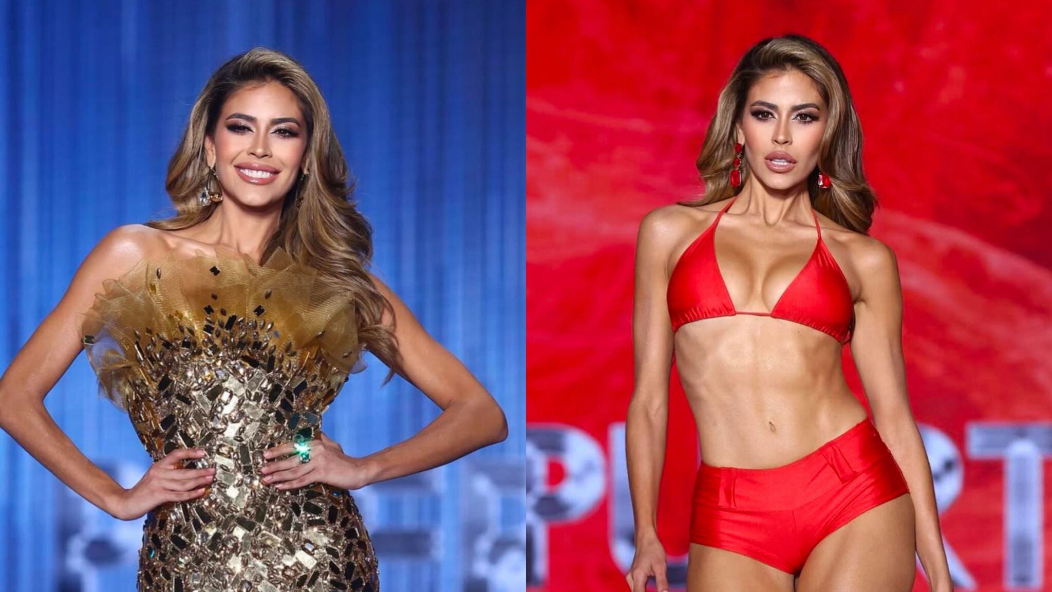 Ediris Joan Rivera en la competencia preliminar.