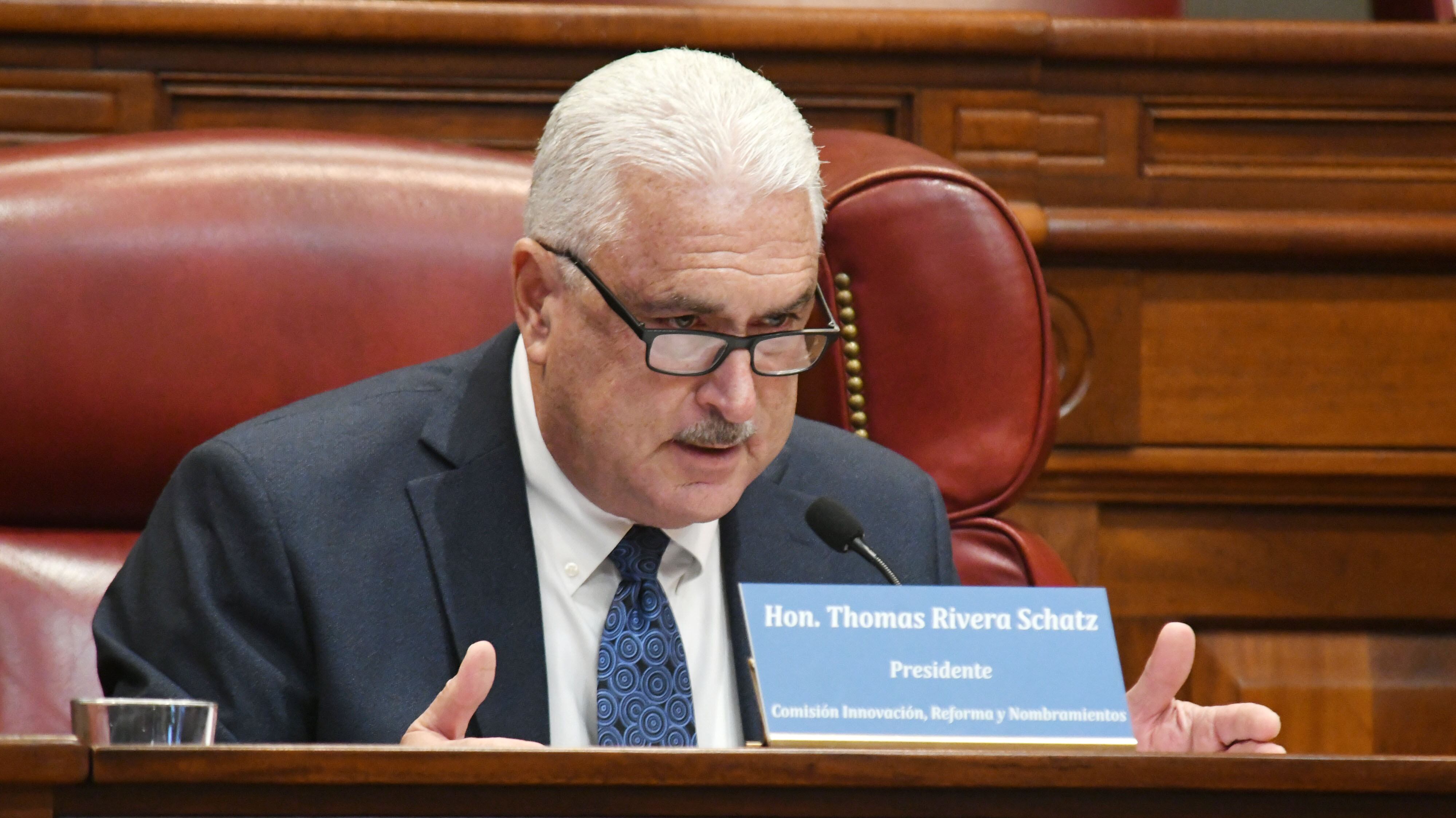 El presidente del Senado, Thomas Rivera Schatz