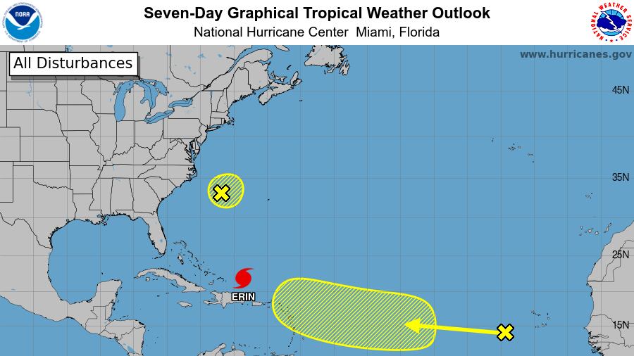 Boletín del Huracán Erin a las 8:00 p.m. (8/17/2025)