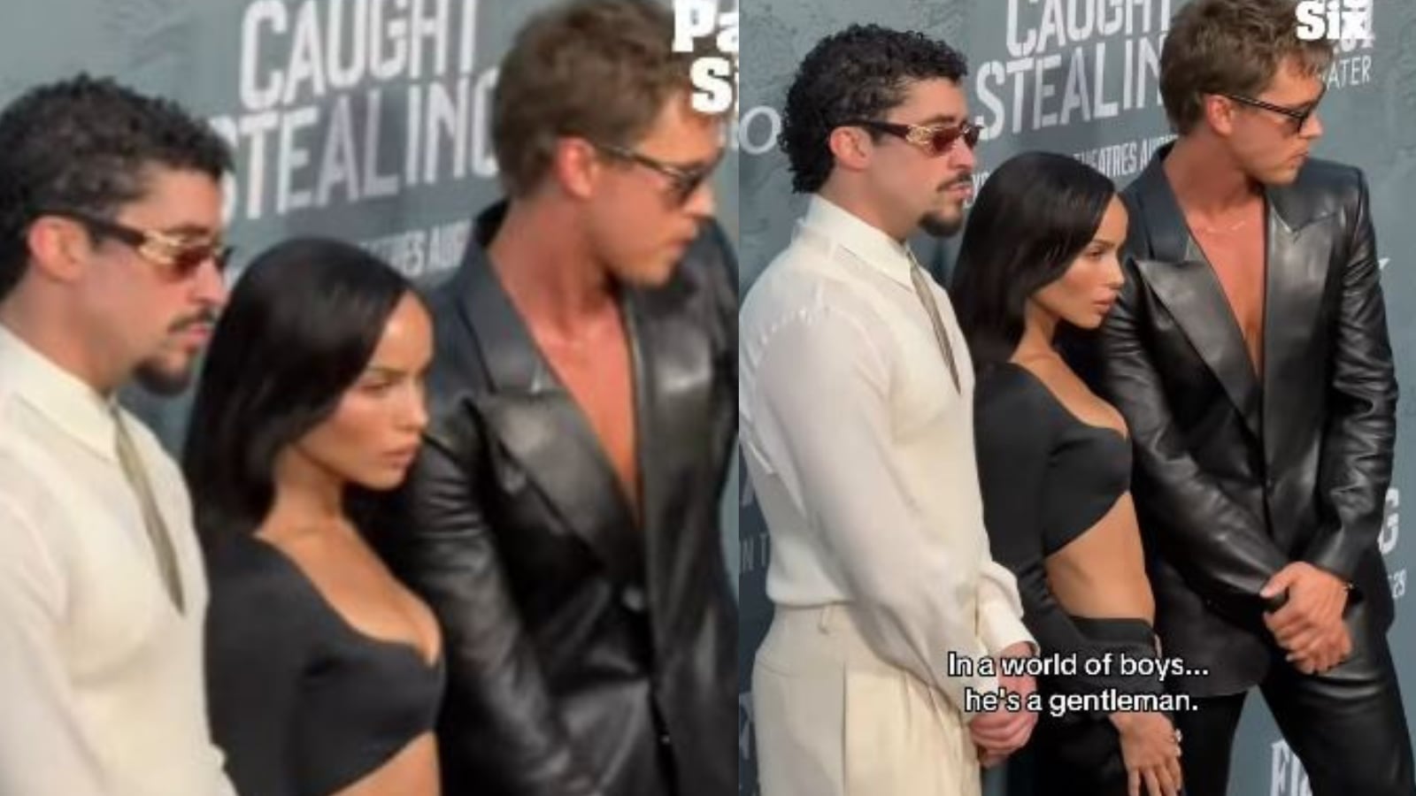 Bad Bunny asiste a la premier de “Caught Stealing” en Nueva York