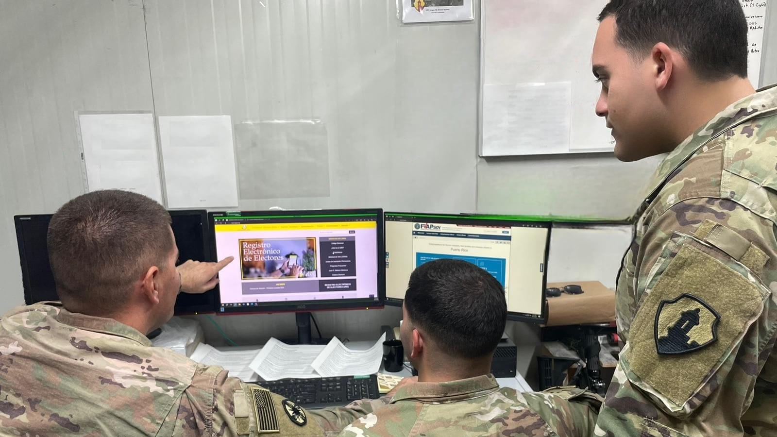 Soldados de Puerto Rico.